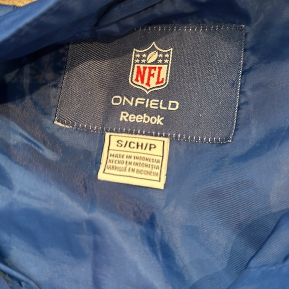 REEBOK Onfield Quart Zip Giants Jacket - Picture 4 of 5